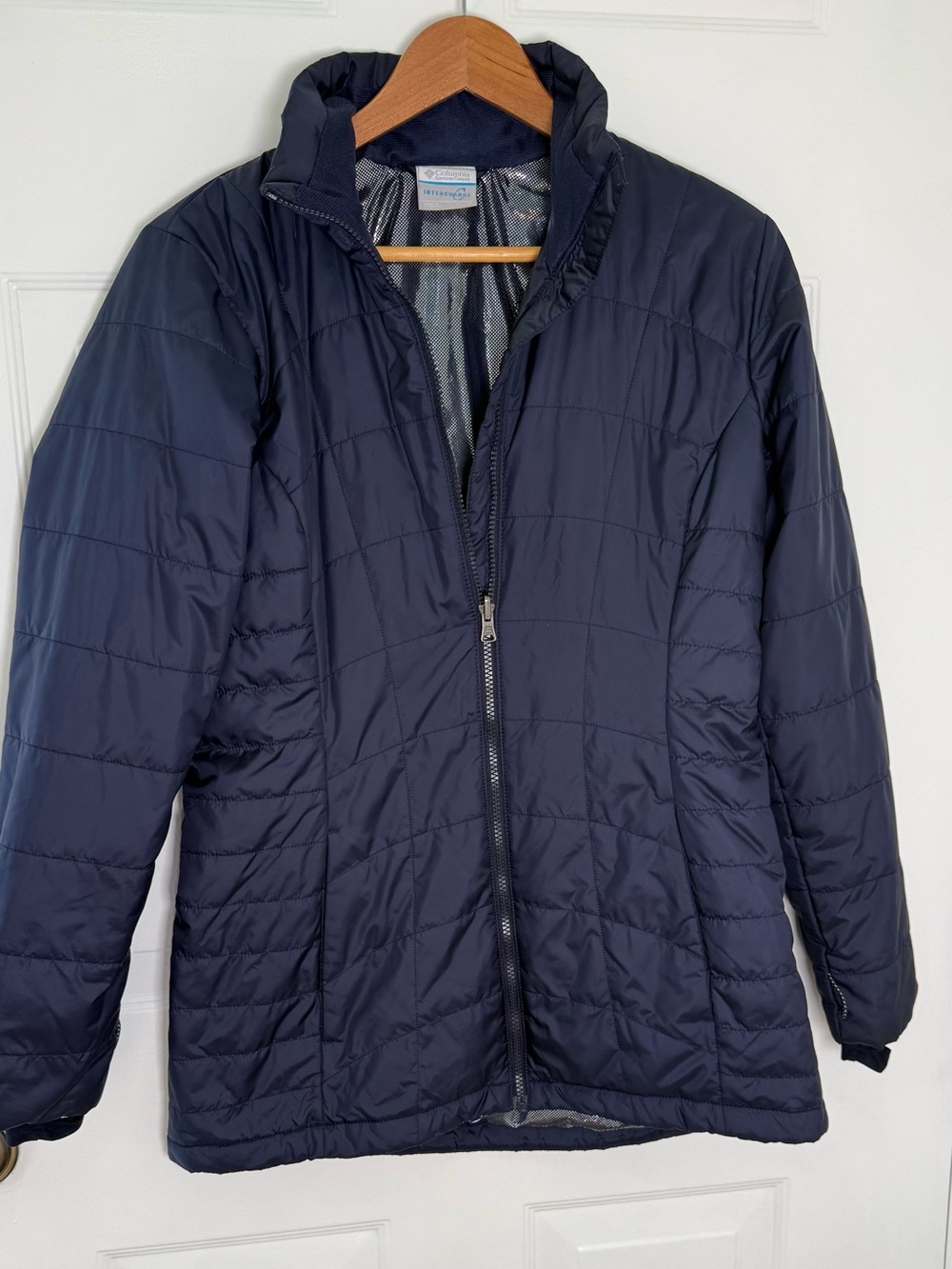 Columbia Navy Quilted Puffer Jacket
